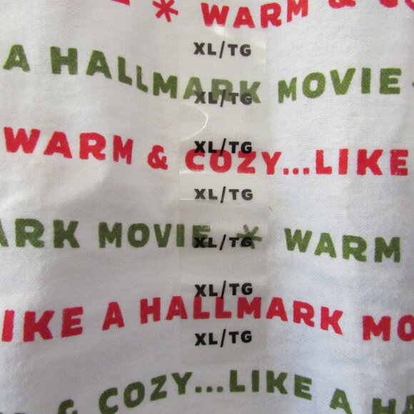 Hallmark Channel Warm & Cozy Like a Hallmark Movie Mens XL PJ Set New - Picture 4 of 8
